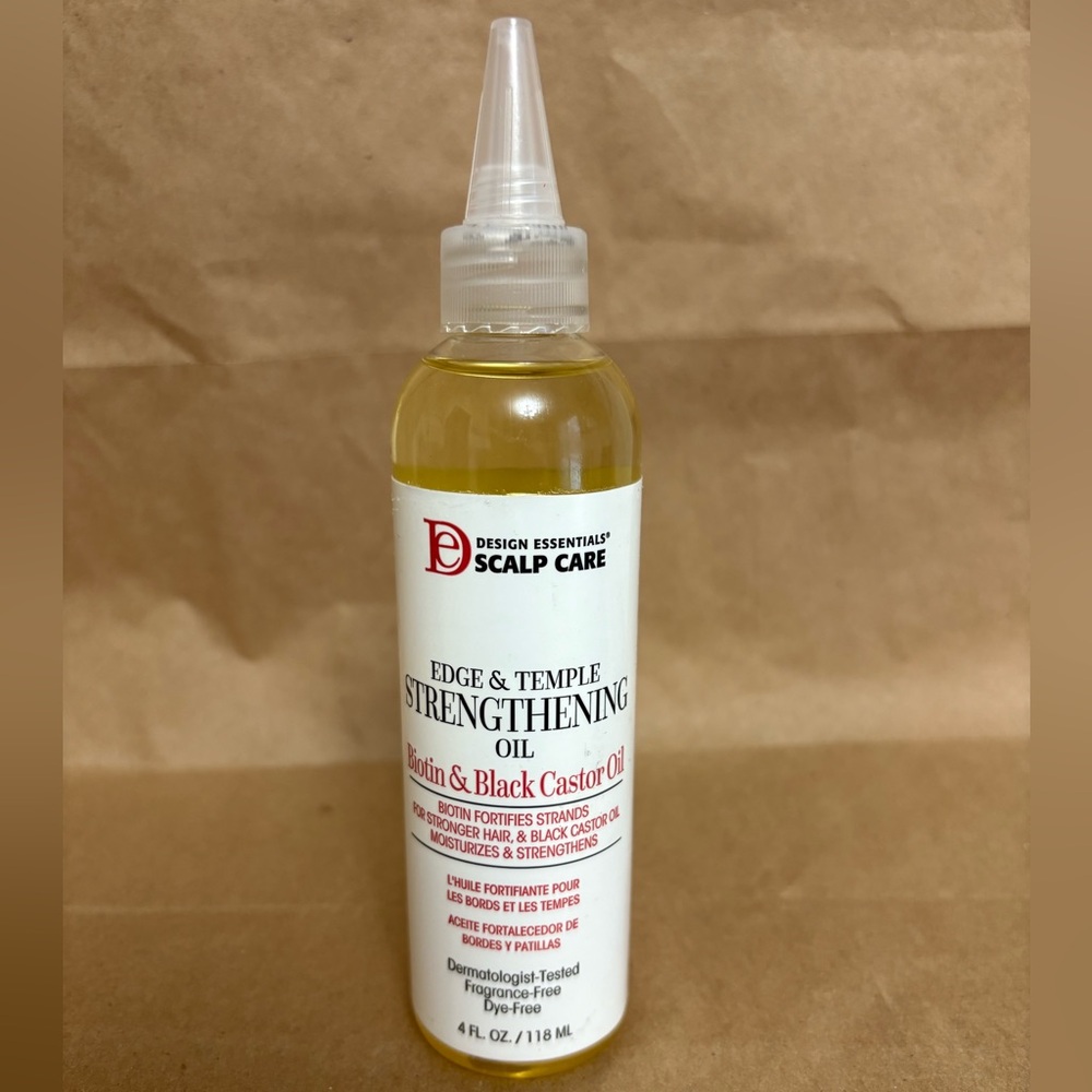 Design Essentials Edge & Temple Strengthening Biotin & Black Castor Oil 4oz